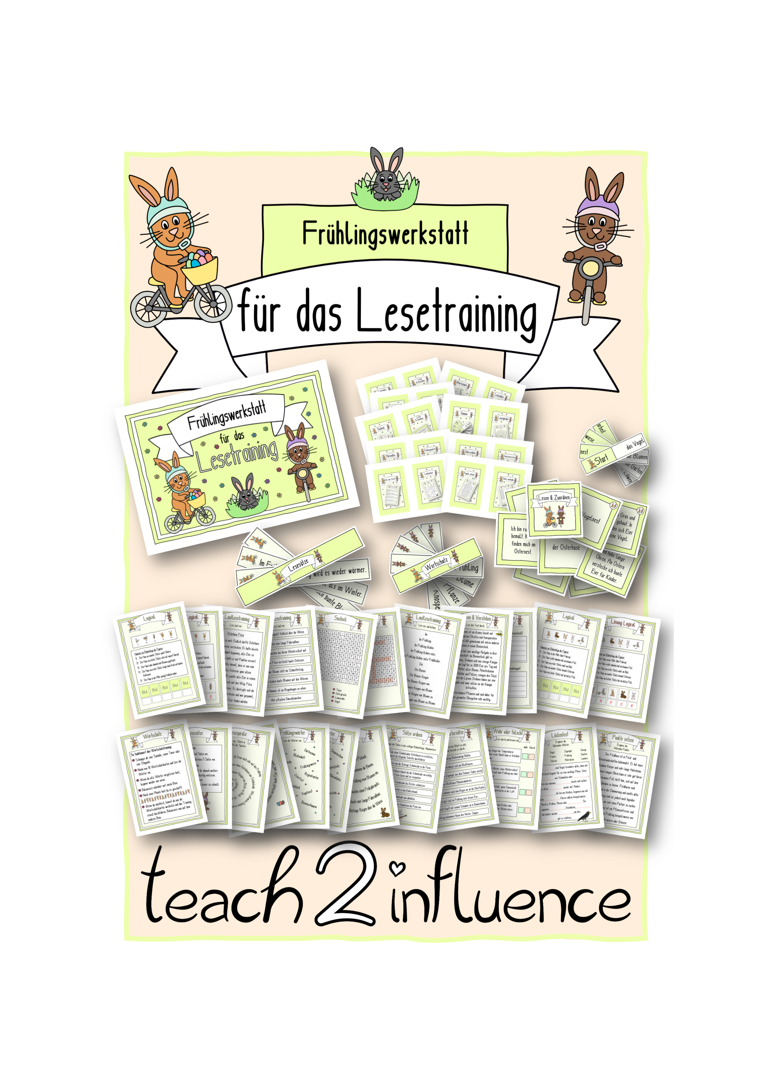 Frühlingswerkstatt für das Lesetraining – teach2influence