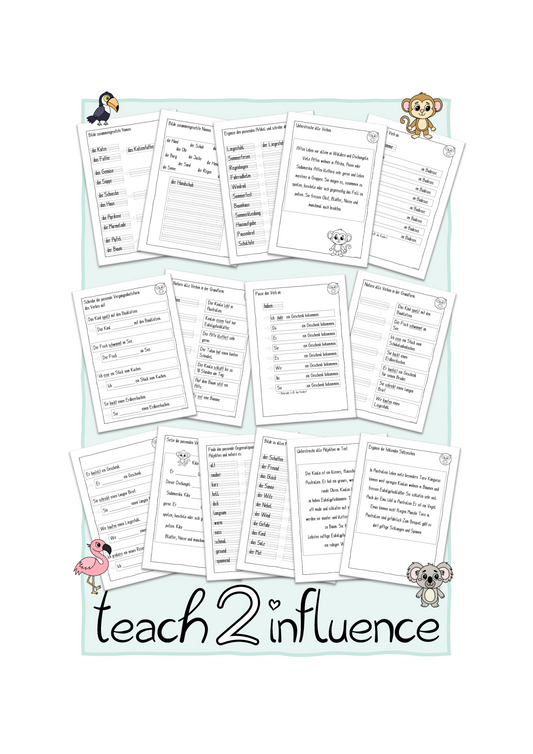 Arbeitsheft - Wir wiederholen: Grammatik Kl. 3