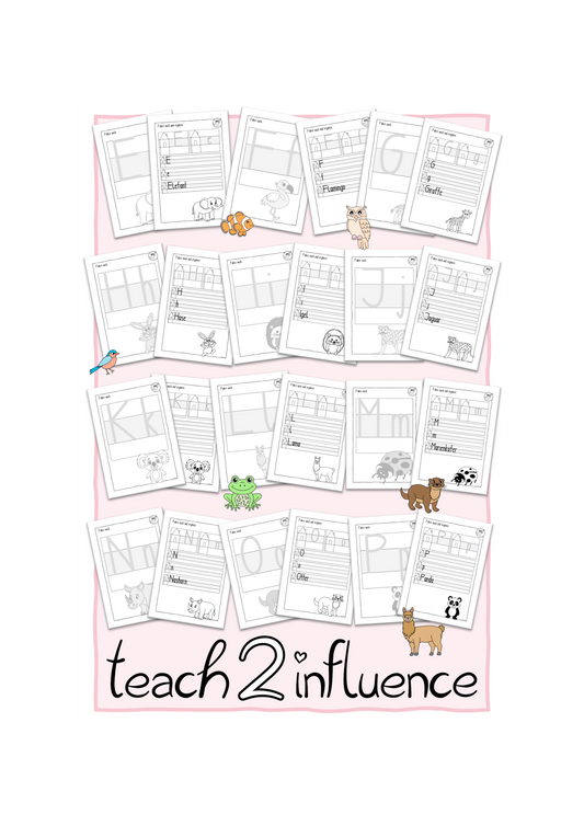 Buchstabenheft - Alphabet