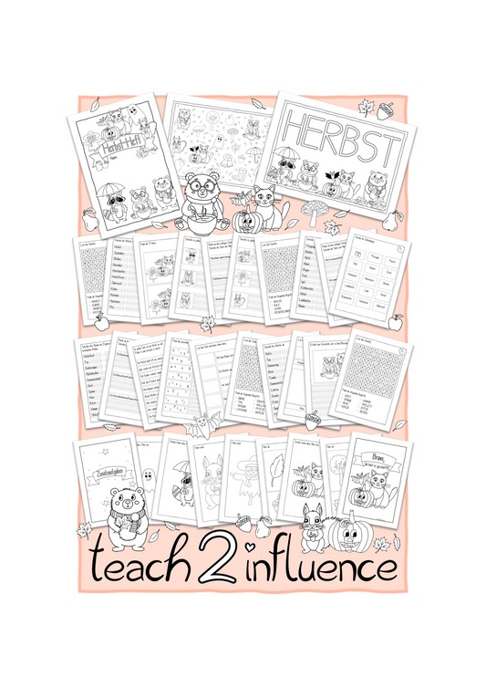 XXL-Materialpaket - Herbst-Werkstatt für die 1. & 2. Kl.