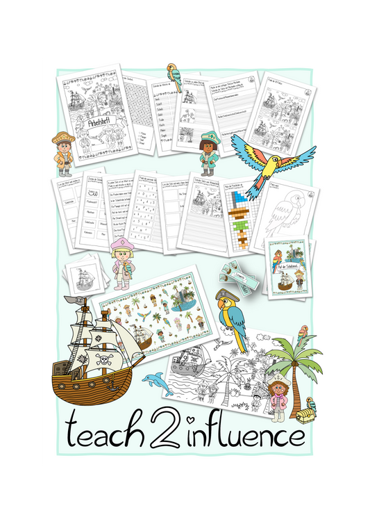 XXL-Materialpaket - Auf der Schatzinsel