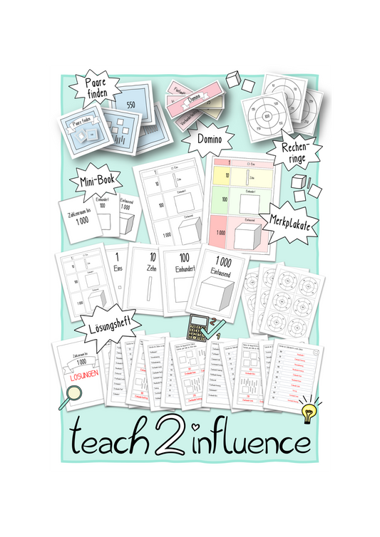 Materialpaket - Zahlenraum Kl. 3