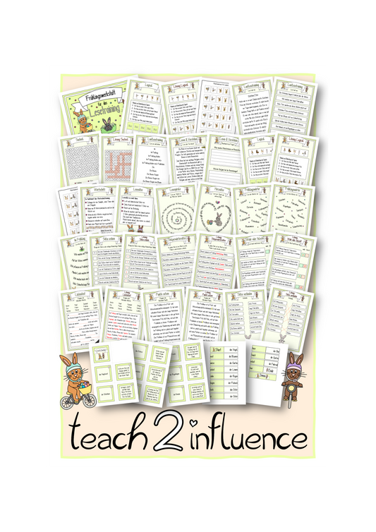 Frühlingswerkstatt für das Lesetraining