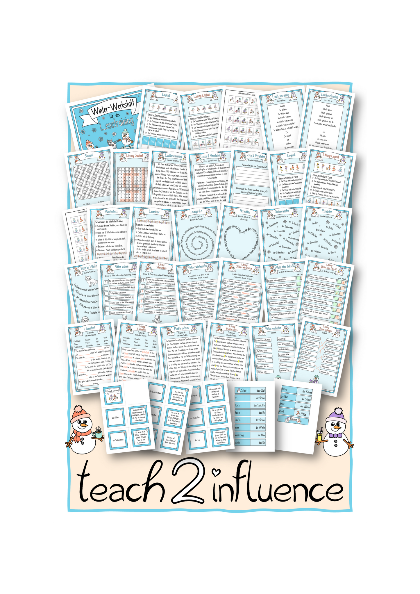 Winter-Werkstatt für das Lesetraining