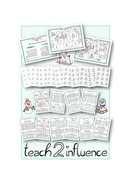 Winterliche Rechen-Challenge Kl. 2