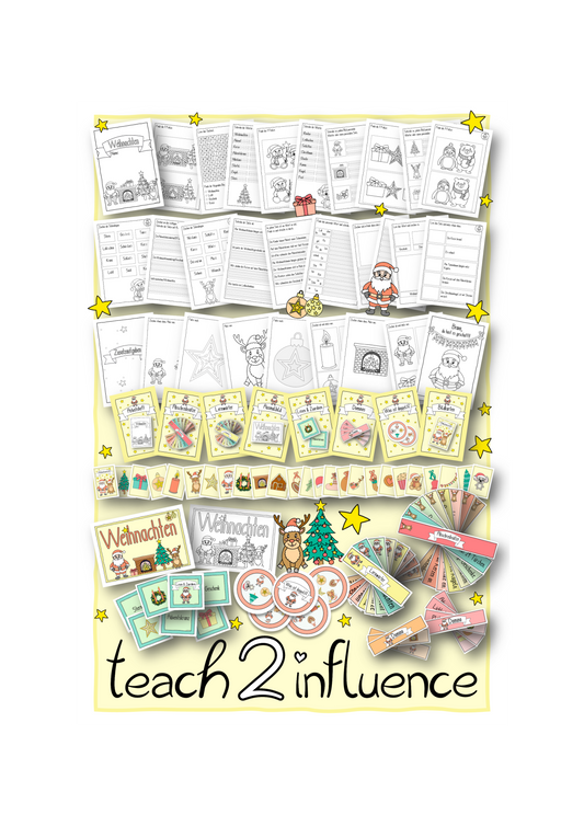 XXL-Materialpaket - Weihnachtswerkstatt für die 1. & 2. Kl.