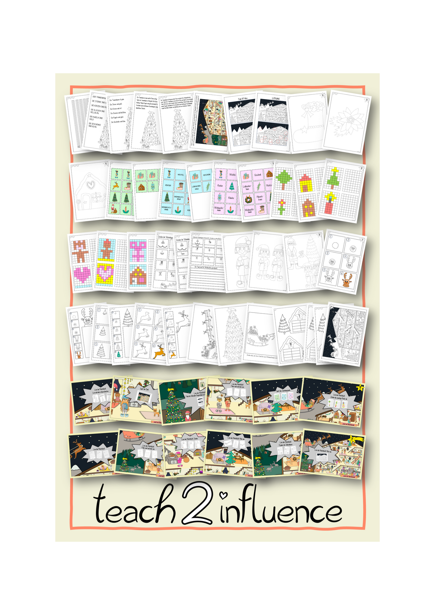 Interaktiver Adventskalender - Elfenwerkstatt für die 1. & 2. Kl.