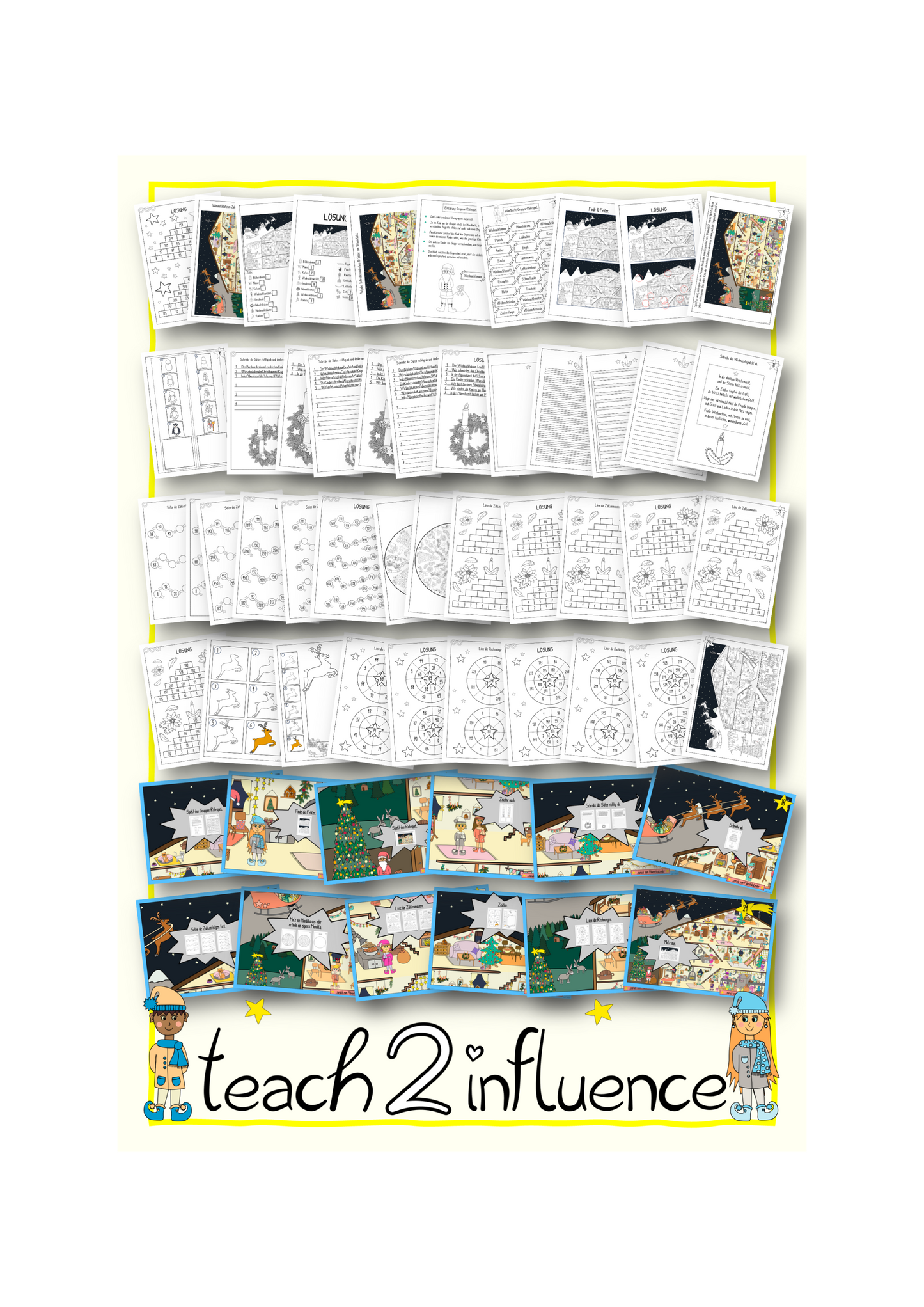 Interaktiver Adventskalender - Elfenwerkstatt für die 3. & 4. Kl.