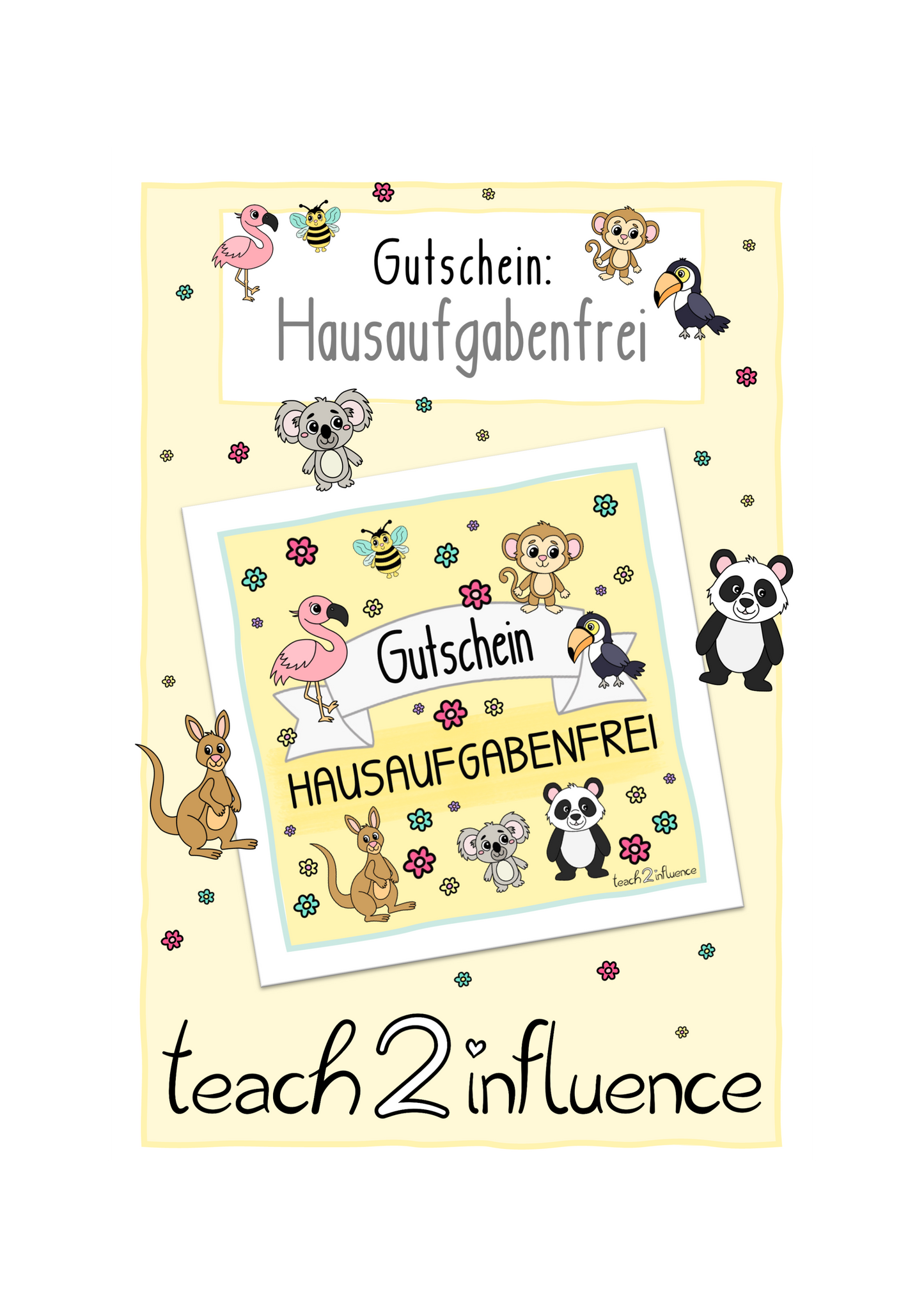 Gutschein - Hausaufgabenfrei