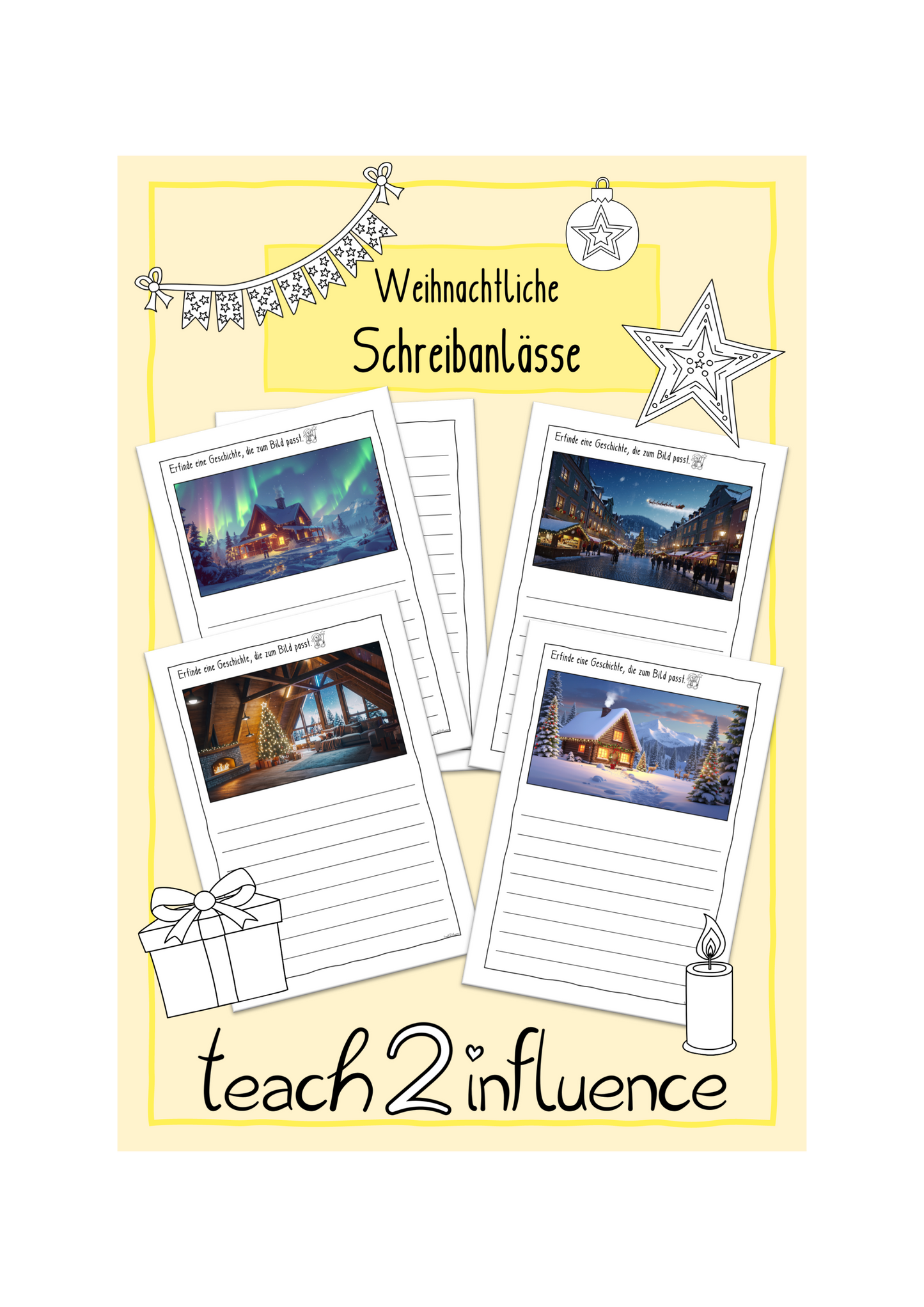 Weihnachtliche Schreibanlässe