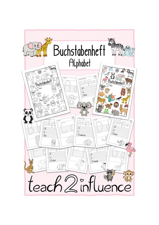 Buchstabenheft - Alphabet