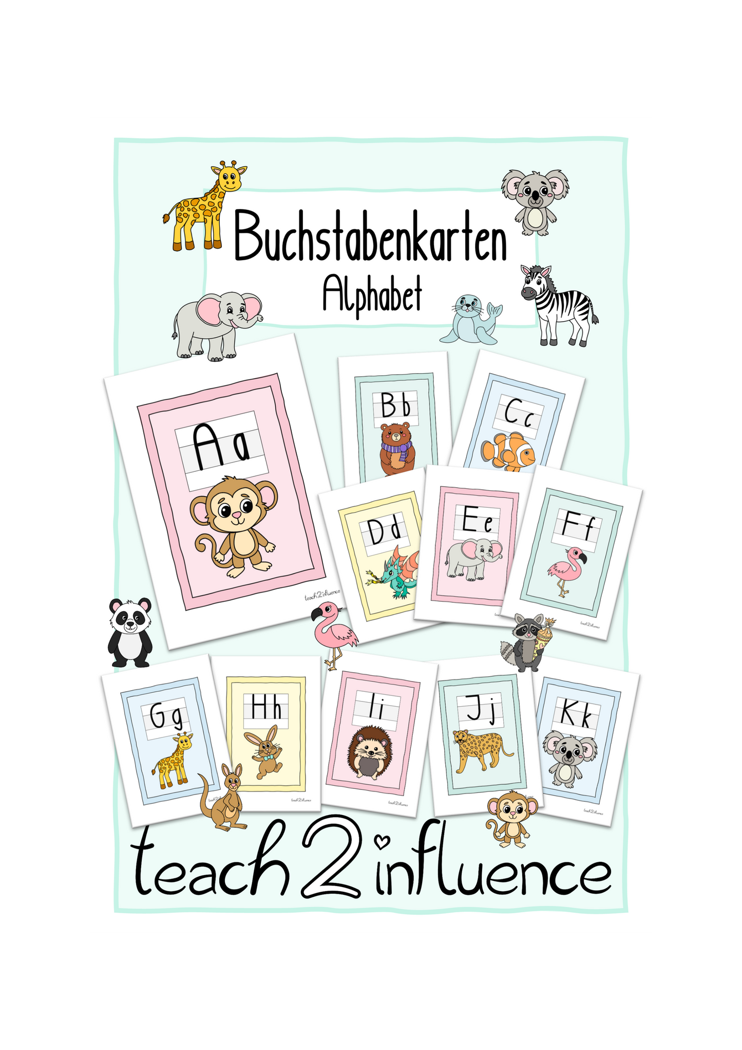 Buchstabenkarten - Alphabet
