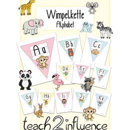 Wimpelkette Alphabet