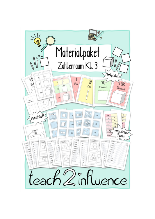 Materialpaket - Zahlenraum Kl. 3