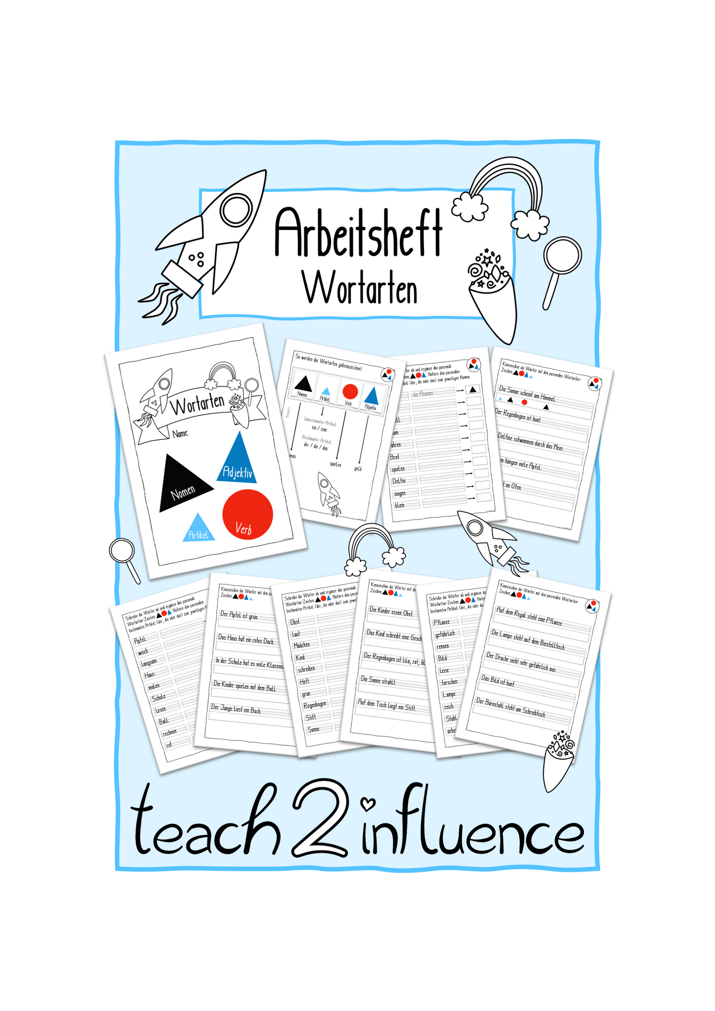 Arbeitsheft - Wortarten