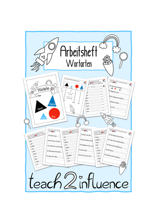 Arbeitsheft - Wortarten