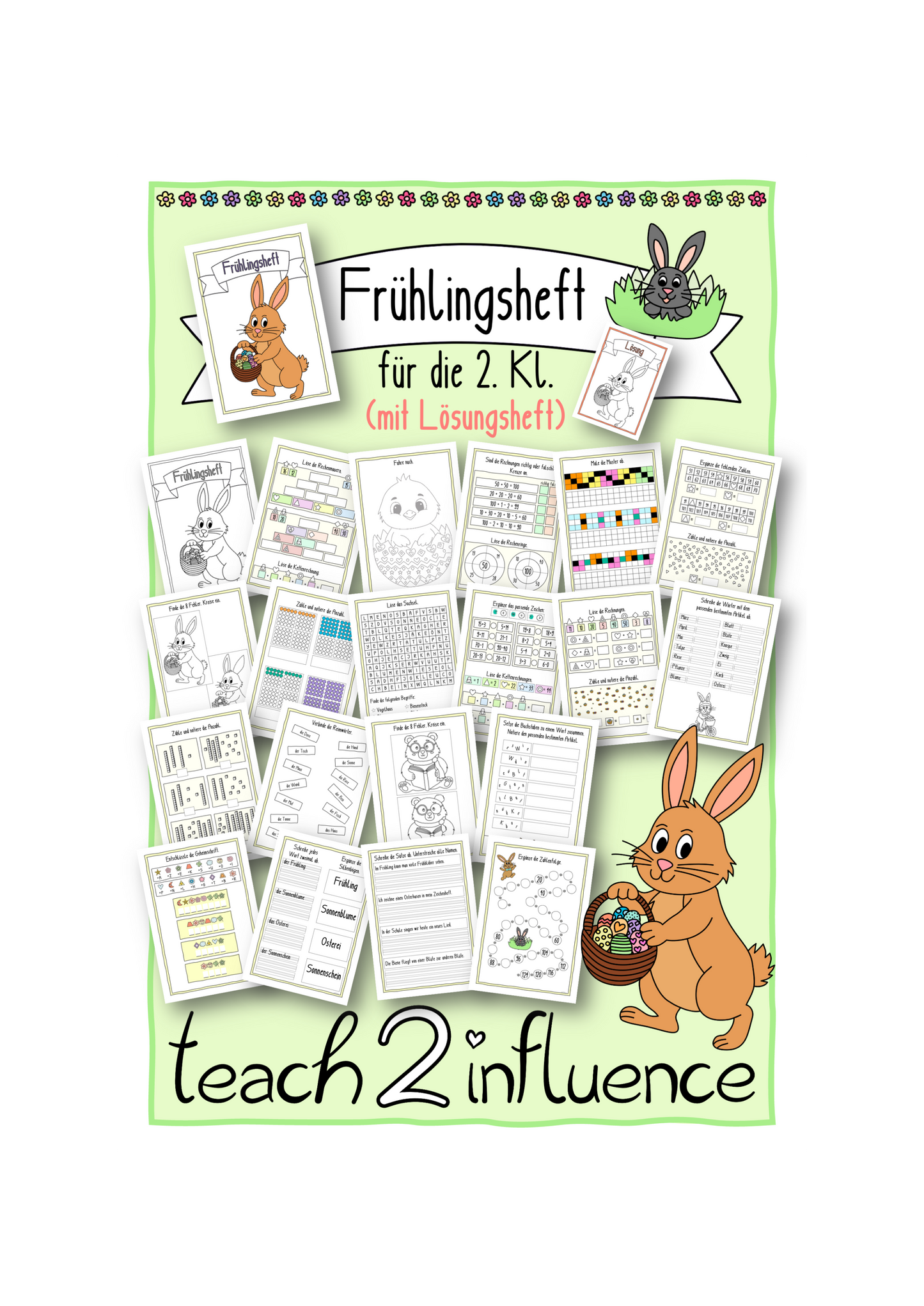 Frühlingsheft für die 2. Klasse