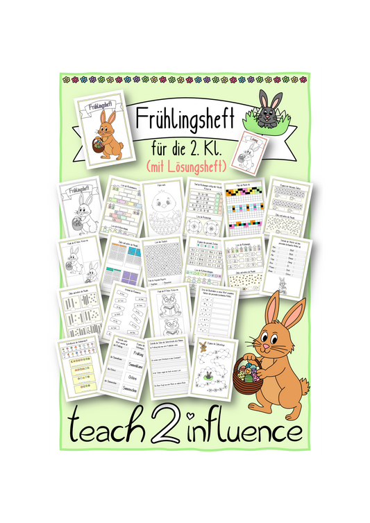Frühlingsheft für die 2. Klasse