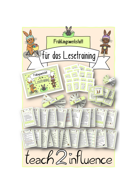 Frühlingswerkstatt für das Lesetraining