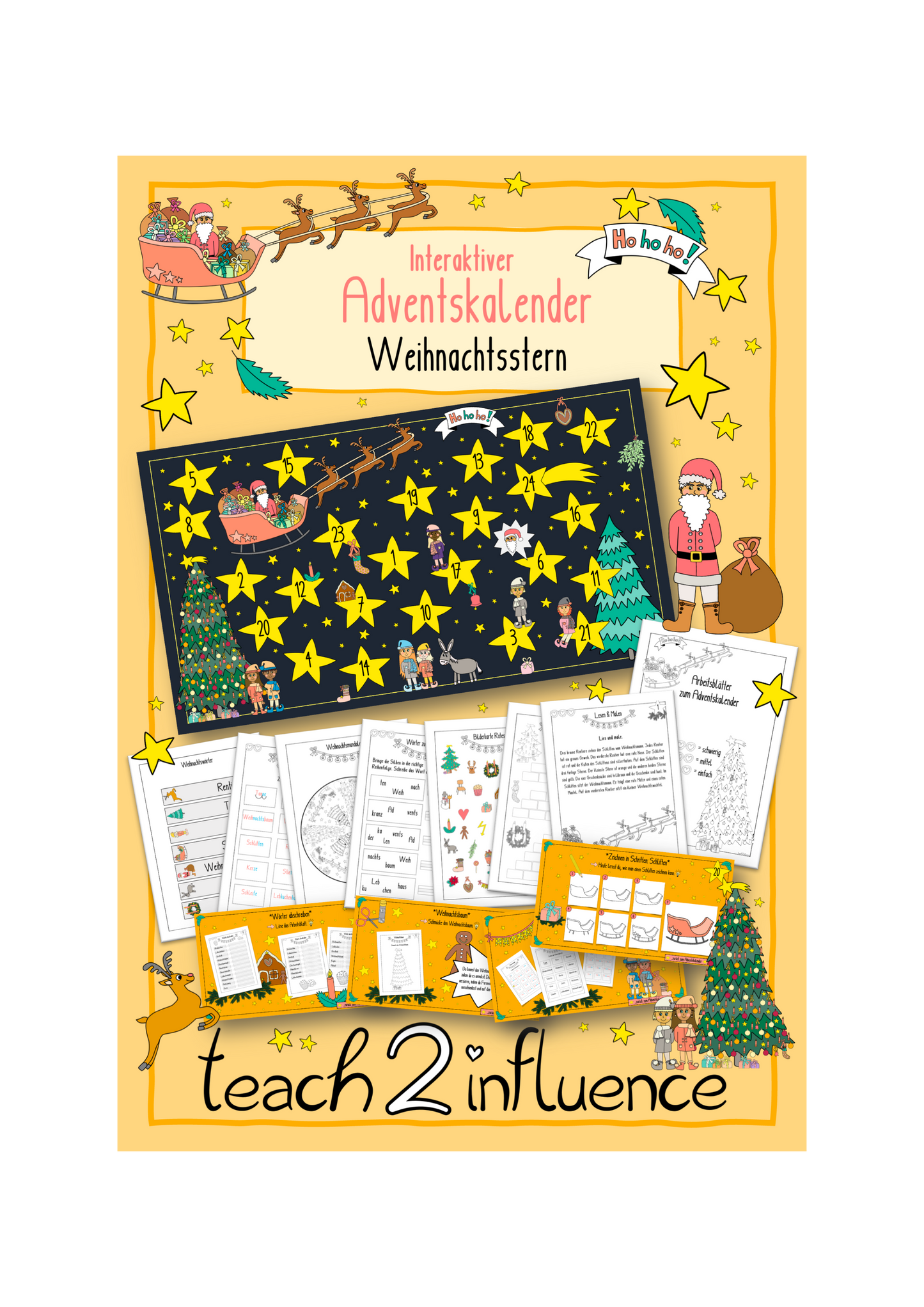 Interaktiver Adventskalender - Weihnachtsstern