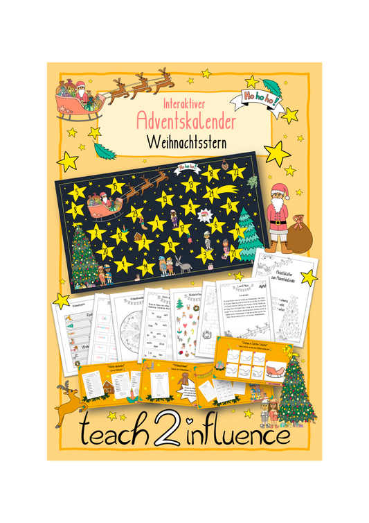 Interaktiver Adventskalender - Weihnachtsstern