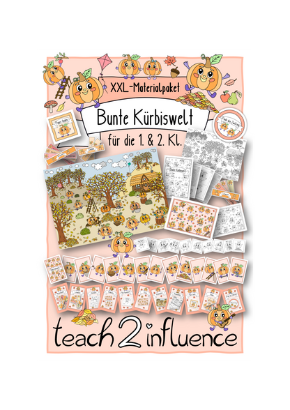 Bunte Kürbiswelt 1.-2. Klasse