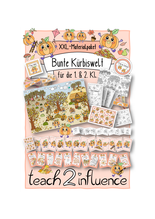 Bunte Kürbiswelt 1.-2. Klasse