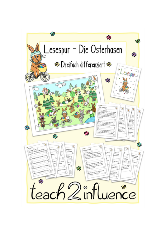Lesespur - Die Osterhasen