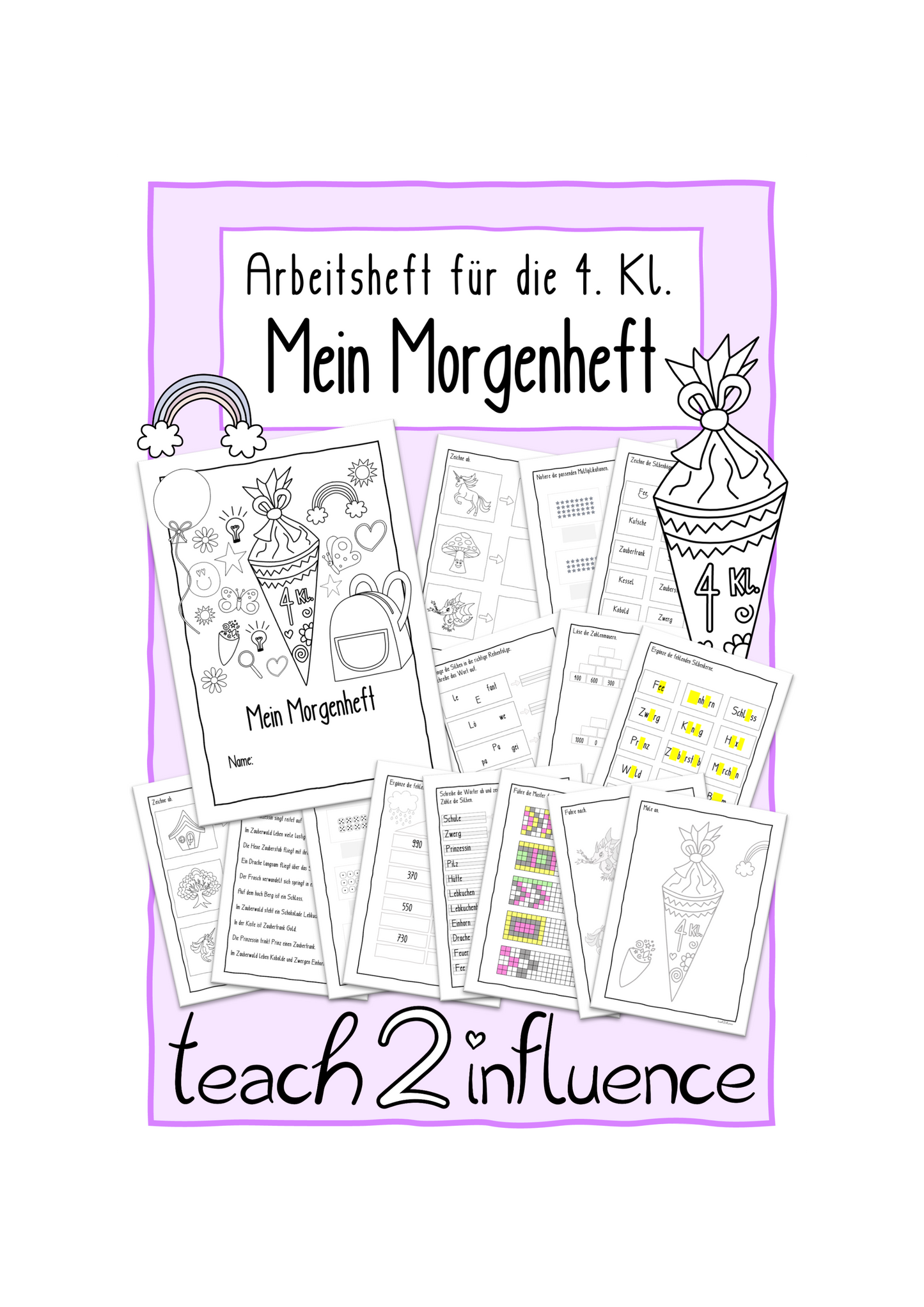 Morgenheft für die 4. Klasse