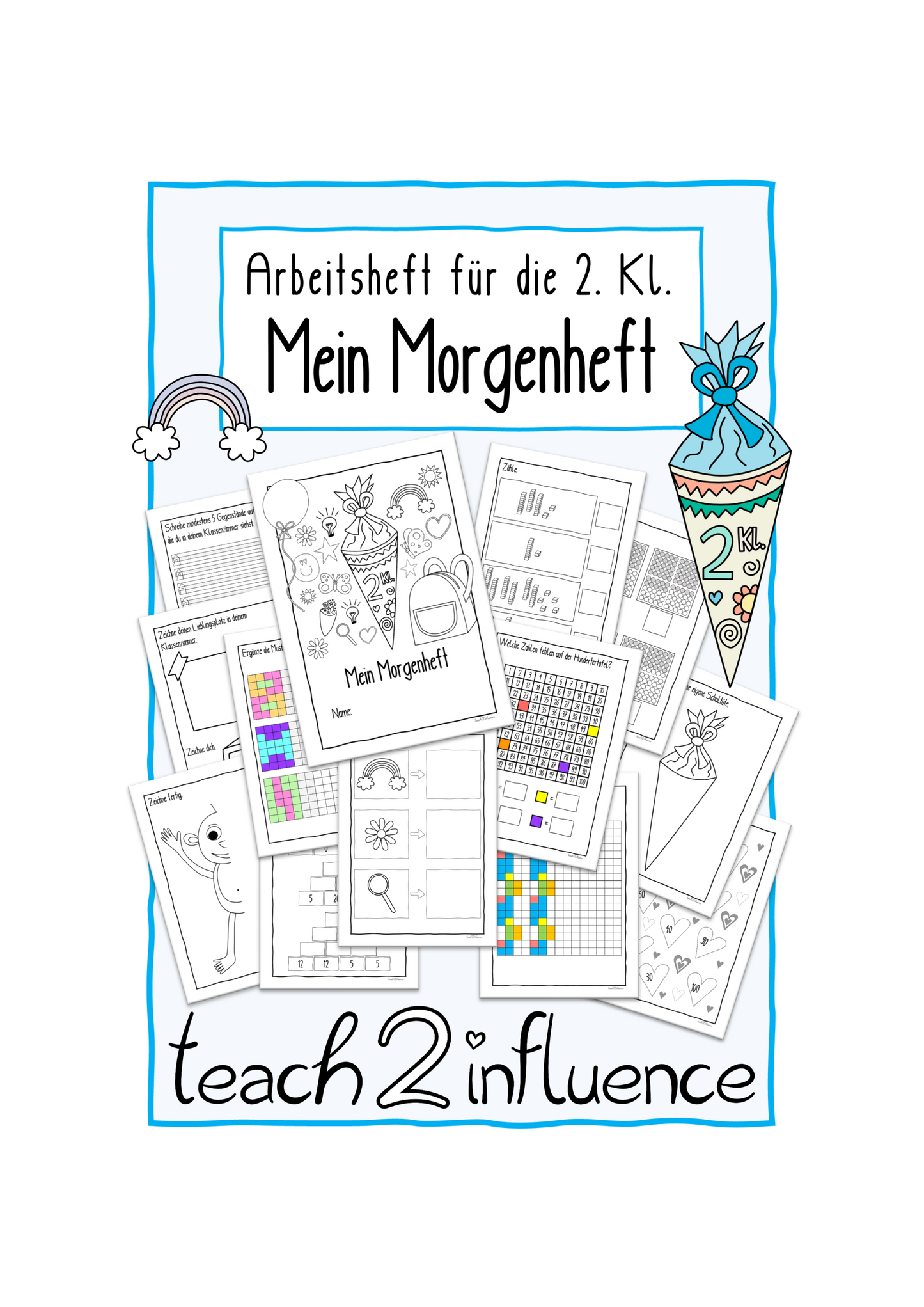 Morgenheft für die 2. Klasse