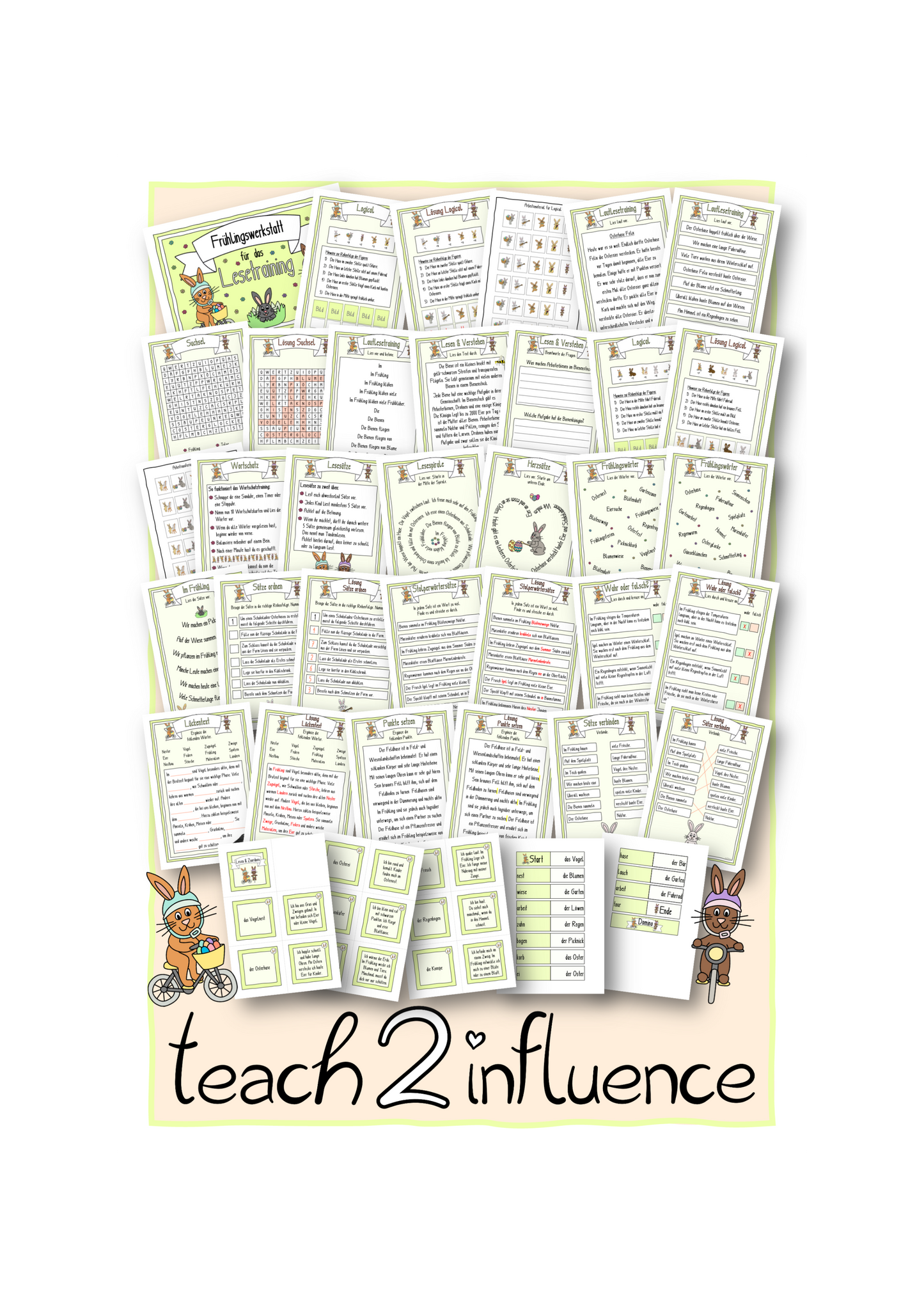 Frühlingswerkstatt für das Lesetraining