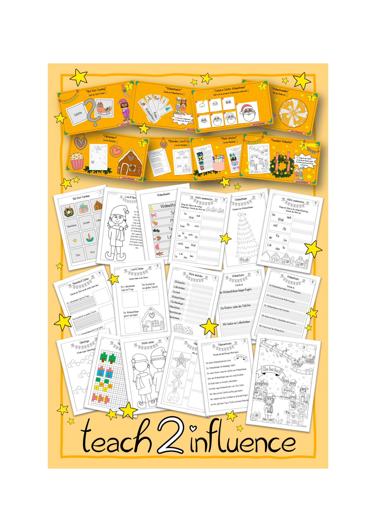 Interaktiver Adventskalender - Weihnachtsstern