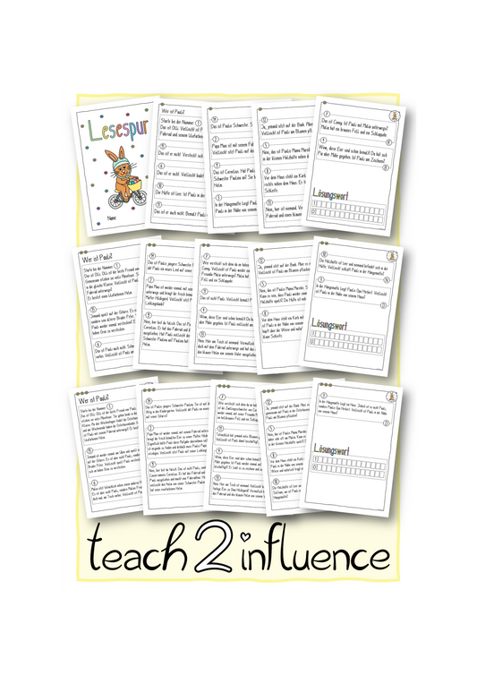 Lesespur - Die Osterhasen