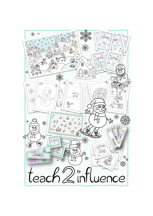 XXL-Materialpaket - Schneemann-Werkstatt