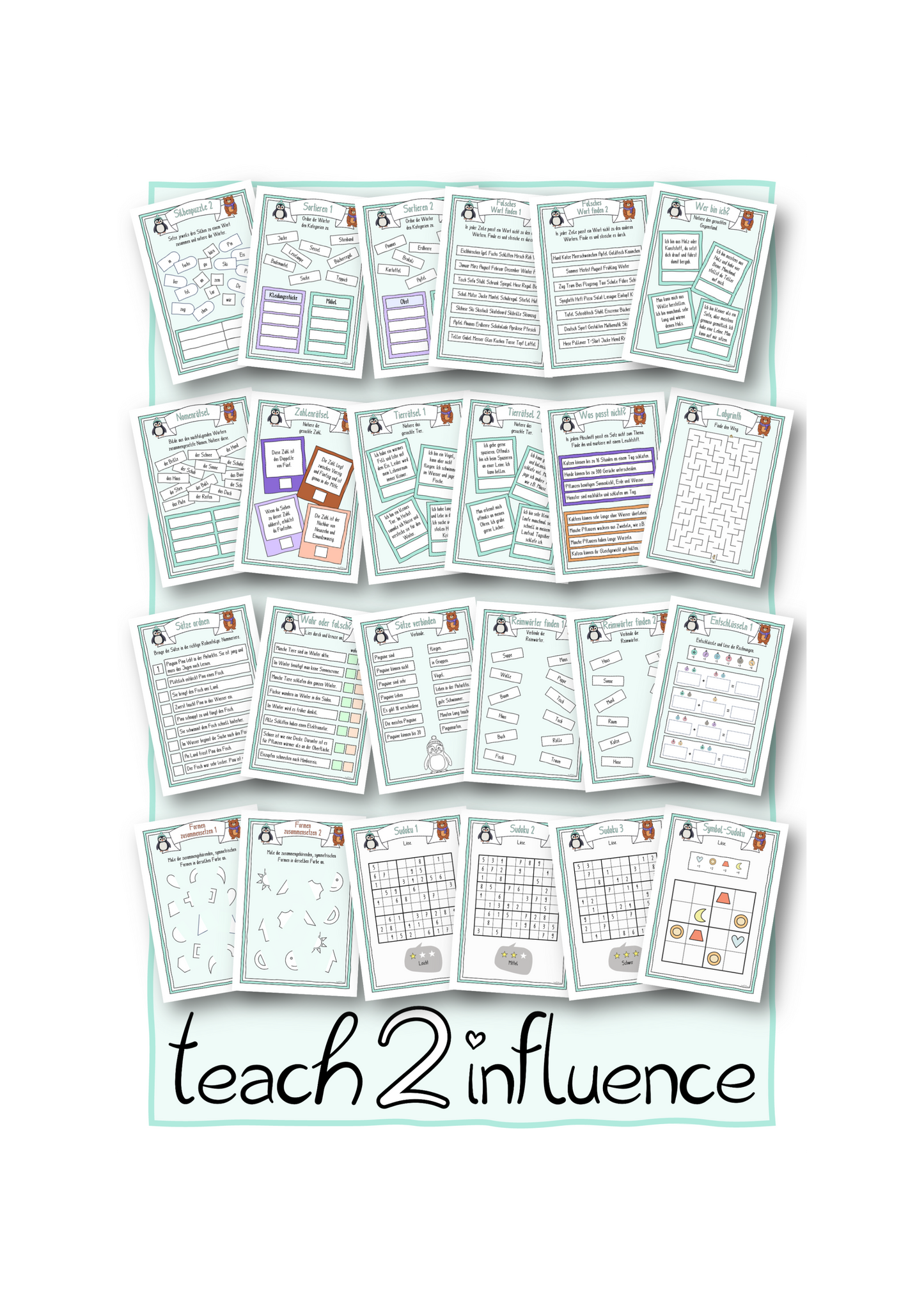 Winterliche Rätsel-Werkstatt