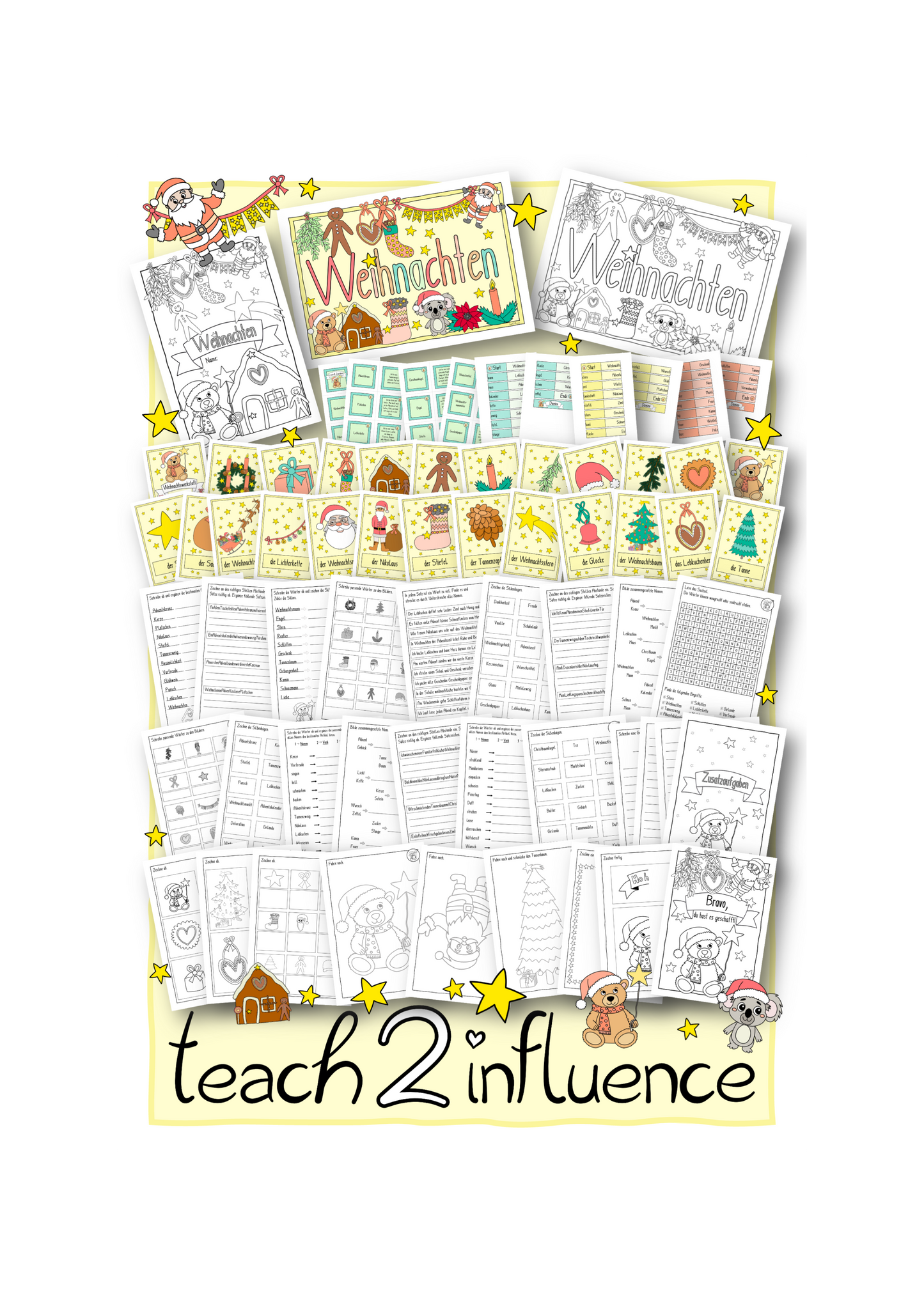 XXL-Materialpaket - Weihnachtswerkstatt für die 3. & 4. Kl.