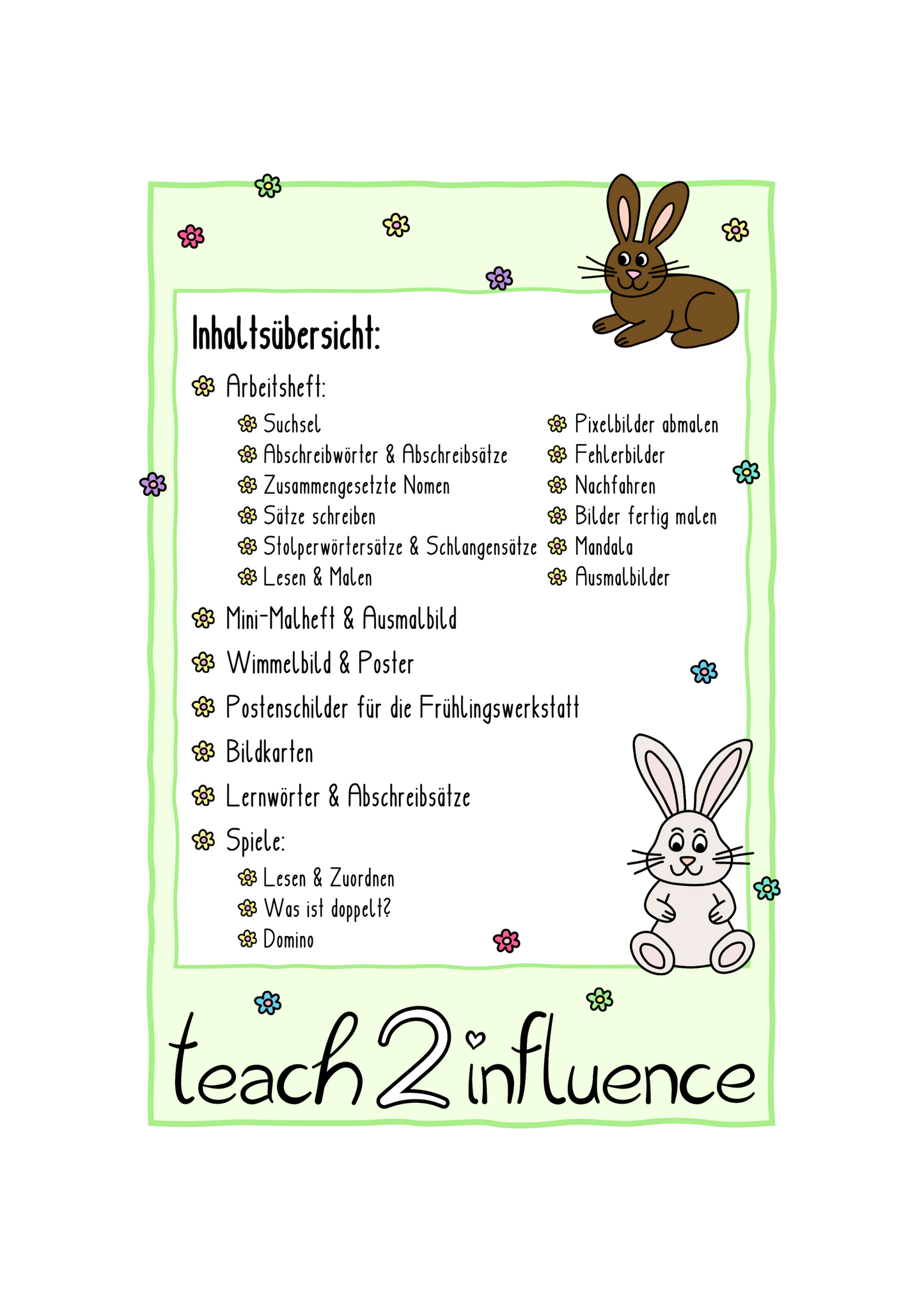 XXL-Materialpaket - Frühlingswerkstatt