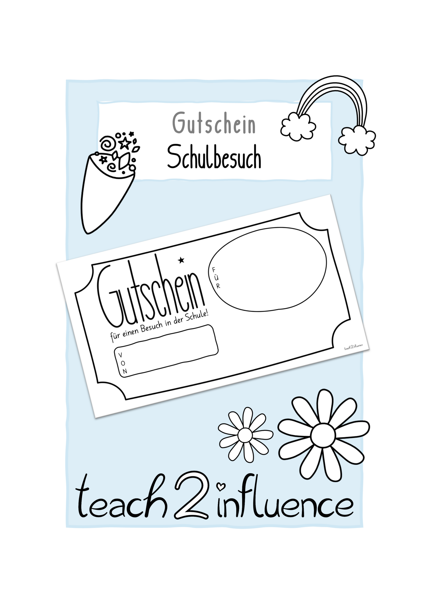 Gutschein - Schulbesuch