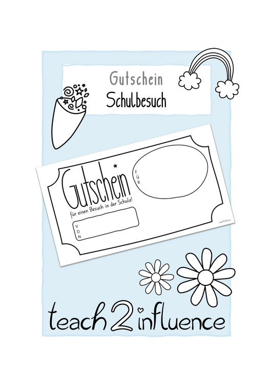 Gutschein - Schulbesuch