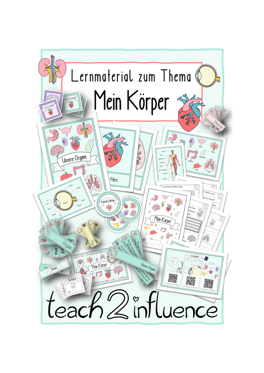 Lernmaterial zum Thema - Mein Körper