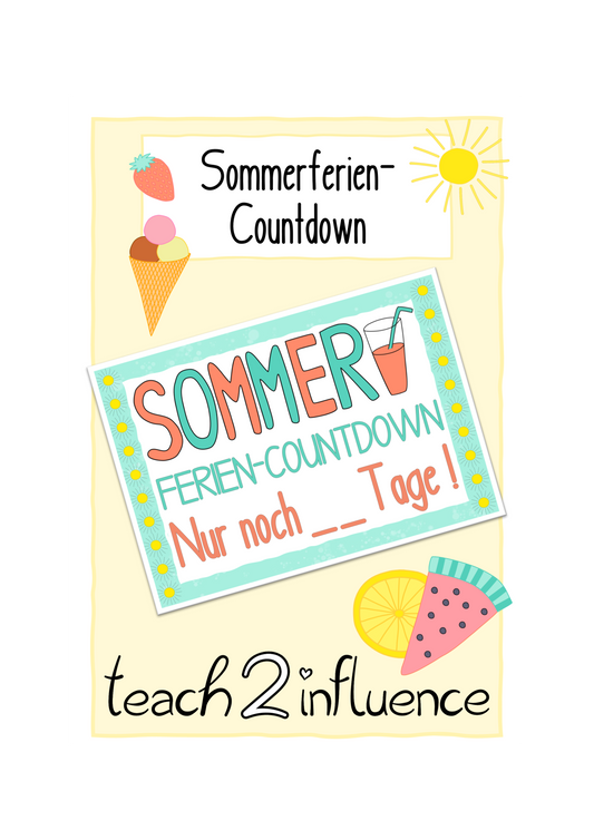 Sommerferien-Countdown