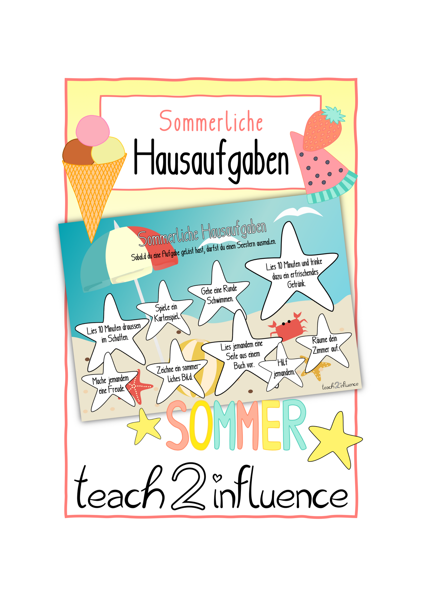 Sommerliche Hausaufgaben