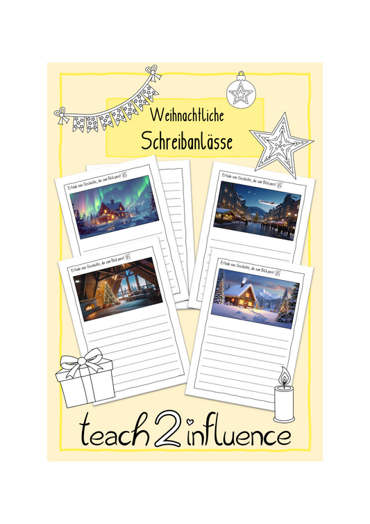 Weihnachtliche Schreibanlässe