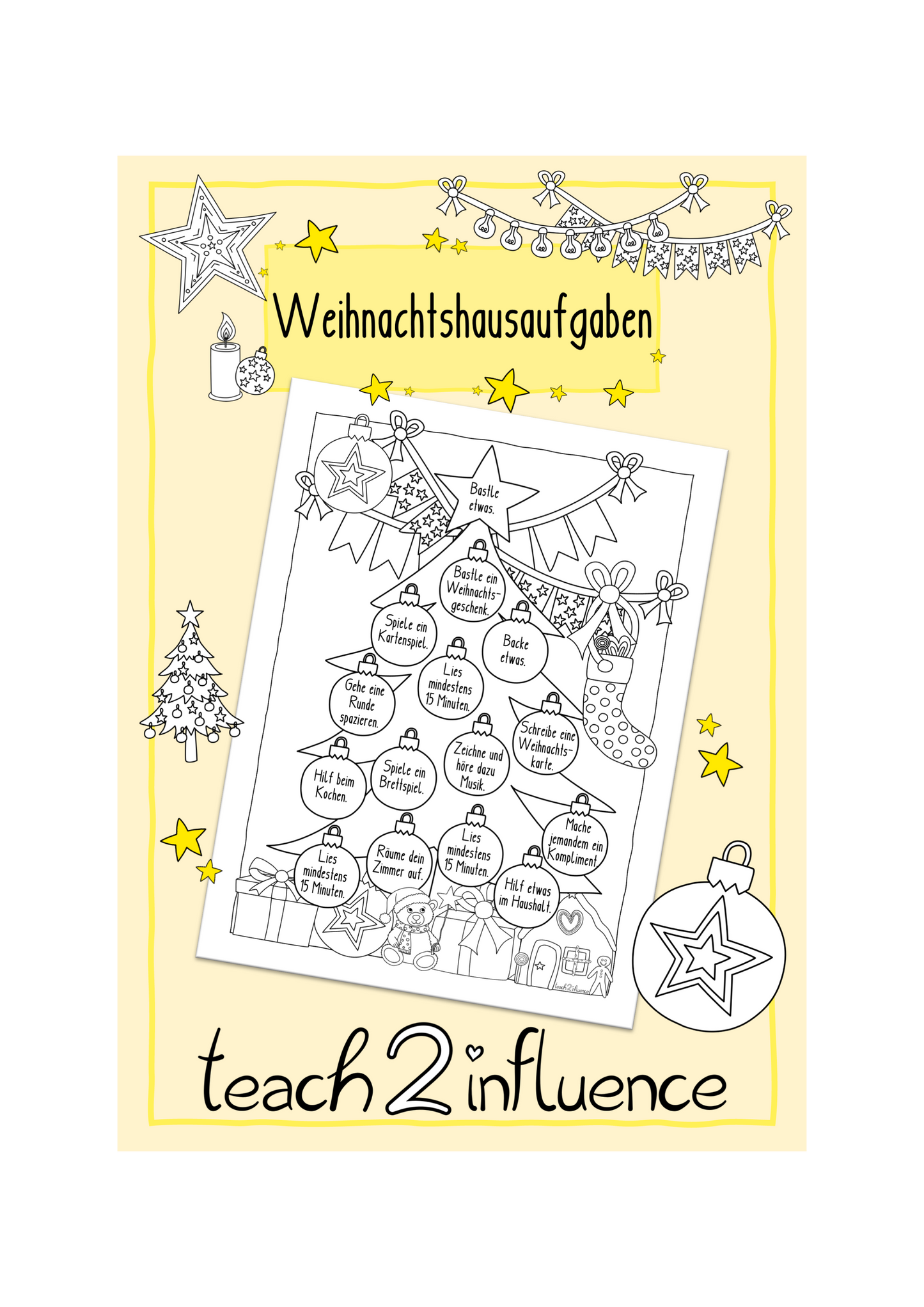 Weihnachtshausaufgaben
