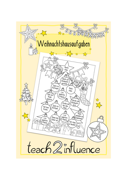 Weihnachtshausaufgaben